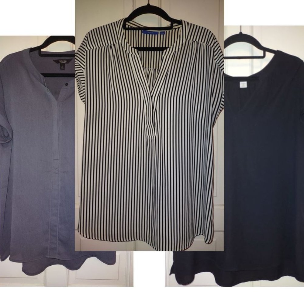 3 for 1! Spring  tops Vera Wang Apt. 9 Old Navy Spring Capsule